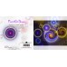 FRACTAL ART DESIGN GREETING CARD Spiral Moons
